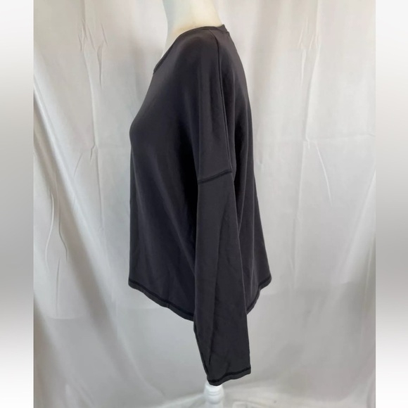 Madewell MWL Superbrushed Easygoing Sweatshirt Crew Neck Long Sleeve Gray Sz. M - Picture 8 of 16